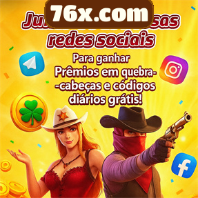 76x.com Ganhe R$ 100,00 Gratis